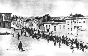 Armenians forced to march